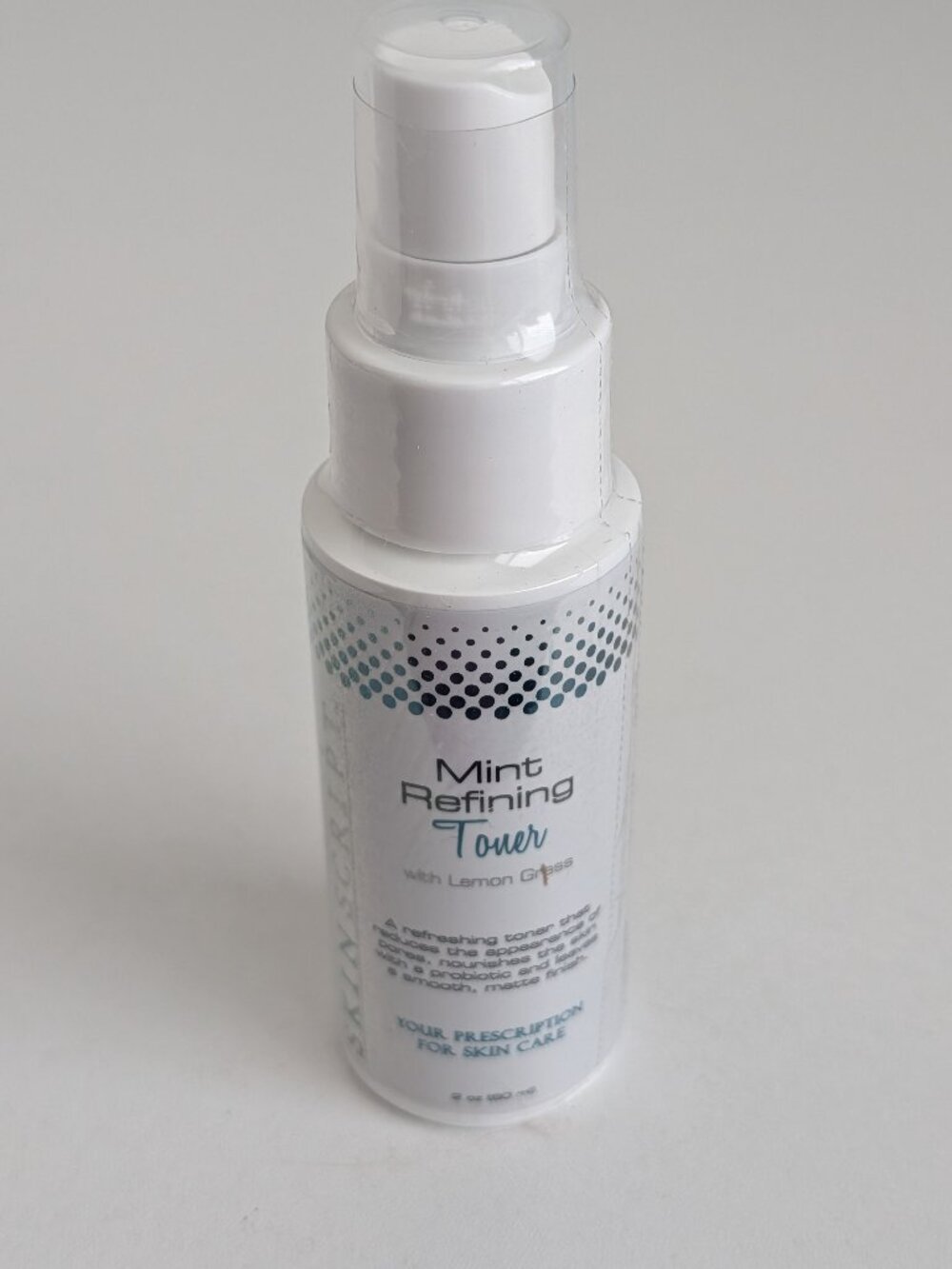 Skin Script Mint Refining Toner w Lemon Grass 2 oz Travel Size SEALED